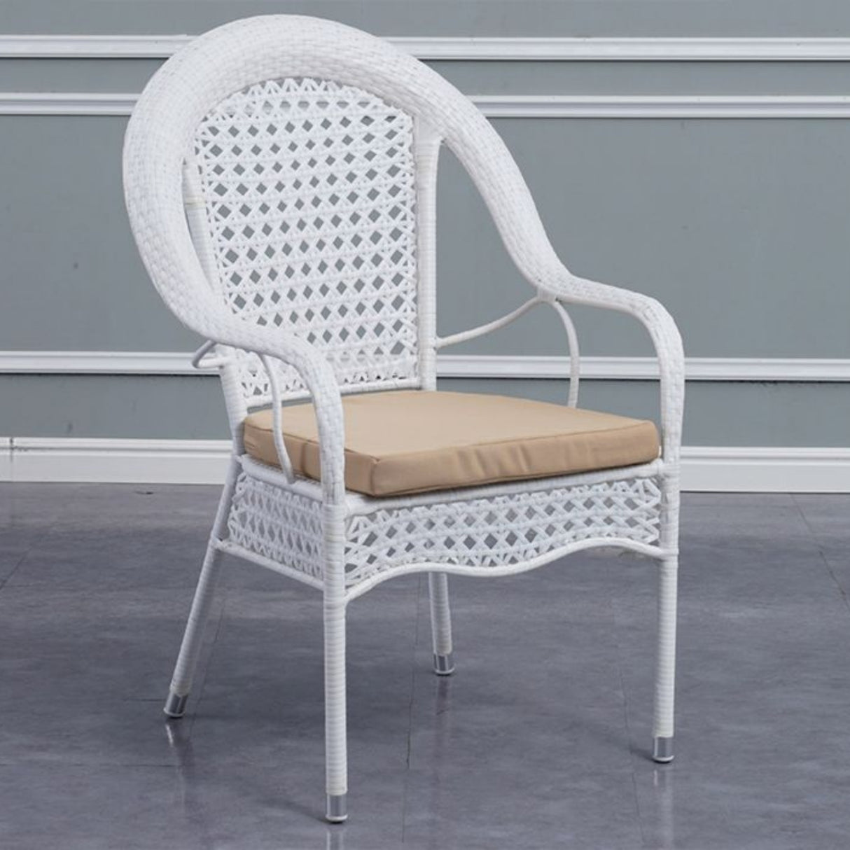 Outdoor All-Weather Resistant Rattan Wicker 7-Piece Dining Set