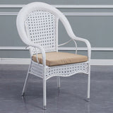 Outdoor All-Weather Resistant Rattan Wicker 7-Piece Dining Set