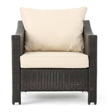 1-Piece Outdoor Wicker Single Seater Sofa