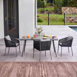 Outdoor Rope 5-Piece Patio Dining Set