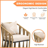 Outdoor Rope 3-Piece Patio Set