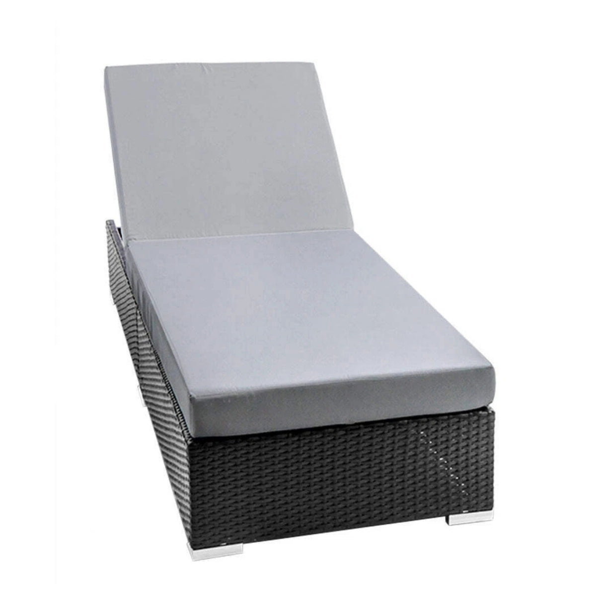 Outdoor 2-Piece Chaise Lounge Chair with Adjustable Settings and Cushions