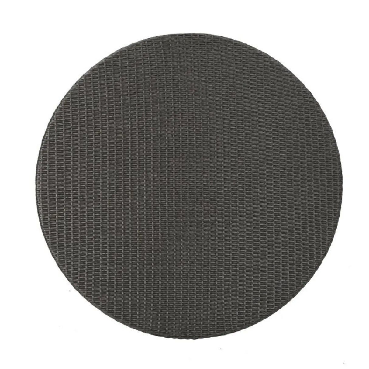 Outdoor Wicker Round Patio Dining Table (Dark Brown)