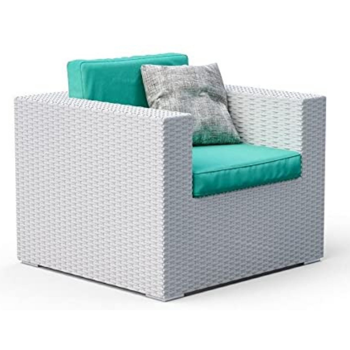 1-Piece Outdoor Wicker Single Seater Sofa