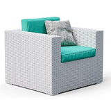 1-Piece Outdoor Wicker Single Seater Sofa