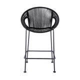 2-Piece Outdoor Rope Bar Chairs – Stylish Comfort Built to Last