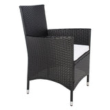 9-Piece Outdoor Rattan Wicker Dinning Table Set