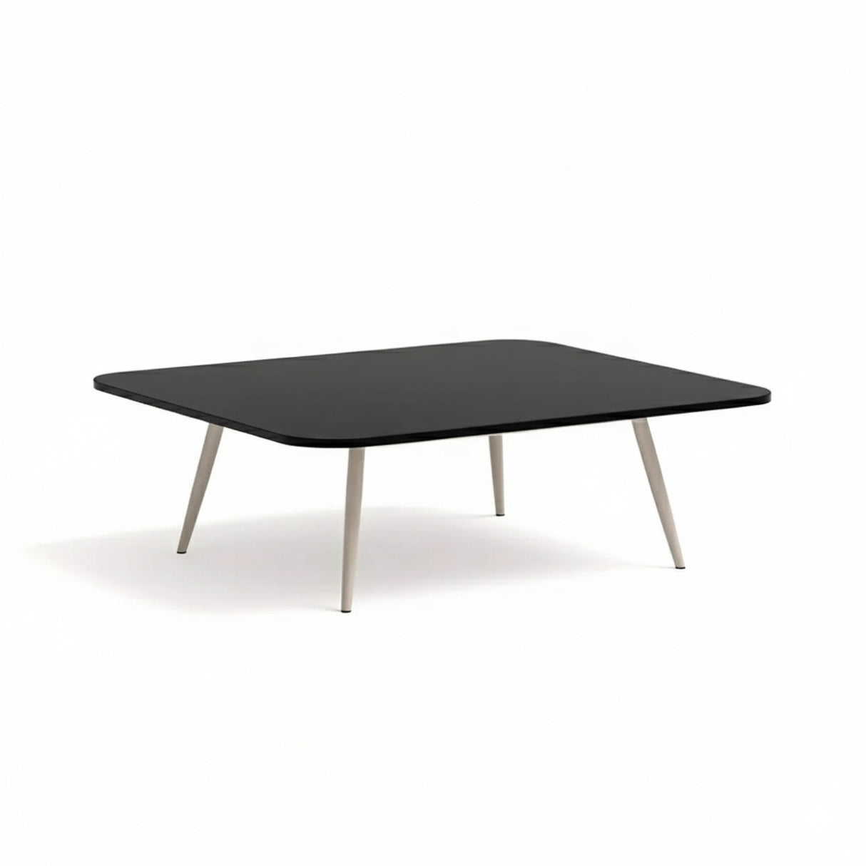 4-Piece Outdoor Rope Sofa Set With Glass Top Table (Grey & Cream)