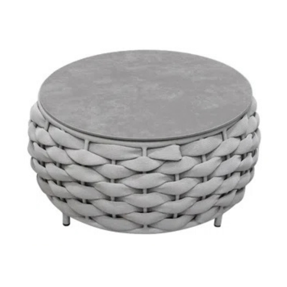 Bird’s Nest Shape 3-Piece Hand-Woven Rope Patio Set
