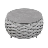 Bird’s Nest Shape 3-Piece Hand-Woven Rope Patio Set