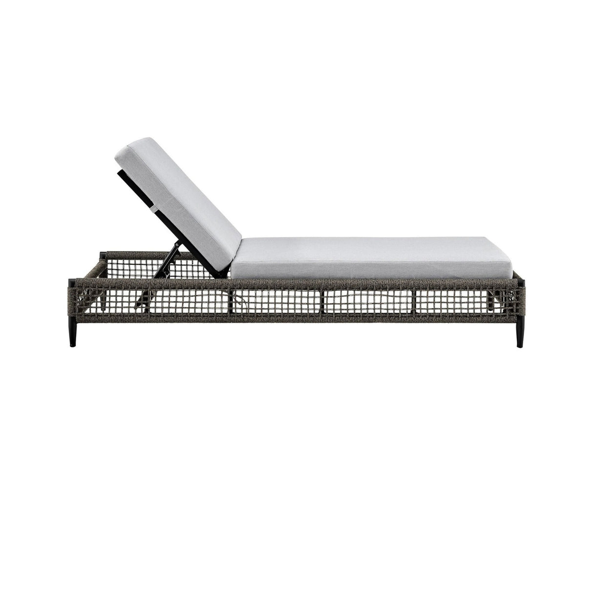 Outdoor All-Weather Rope Lounger with Cushions