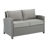 4 Pieces Patio Furniture Set, Outdoor Sectional Sofa