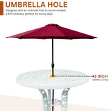 Aluminium Outdoor 5-Piece Patio Bistro Set