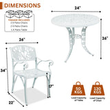 Outdoor 5-Piece Patio Bistro Set