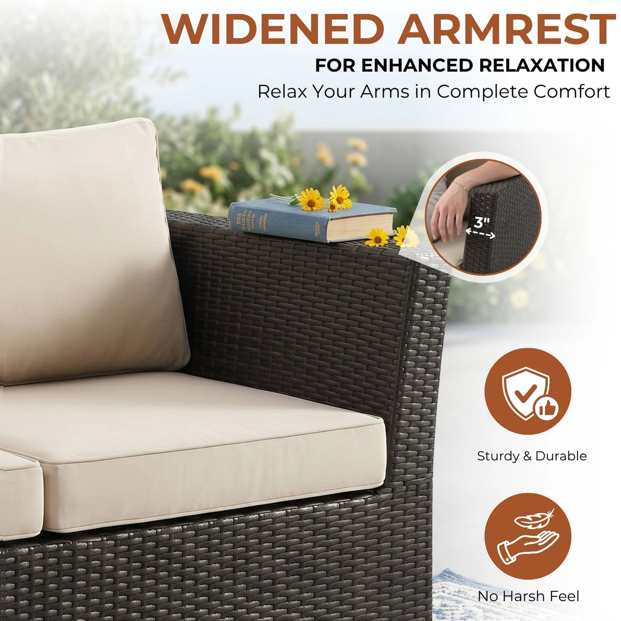 Outdoor Wicker 10 Seater Sectional Sofa Set