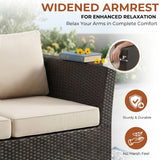 Outdoor Wicker 10 Seater Sectional Sofa Set