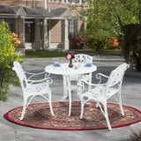 Outdoor 4-Piece Cast Aluminum Patio Bistro Set
