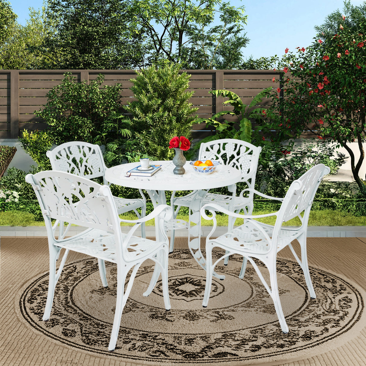 Outdoor 5-Piece Patio Bistro Set