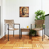 Outdoor Rope 3-Piece Patio Set (Beige)