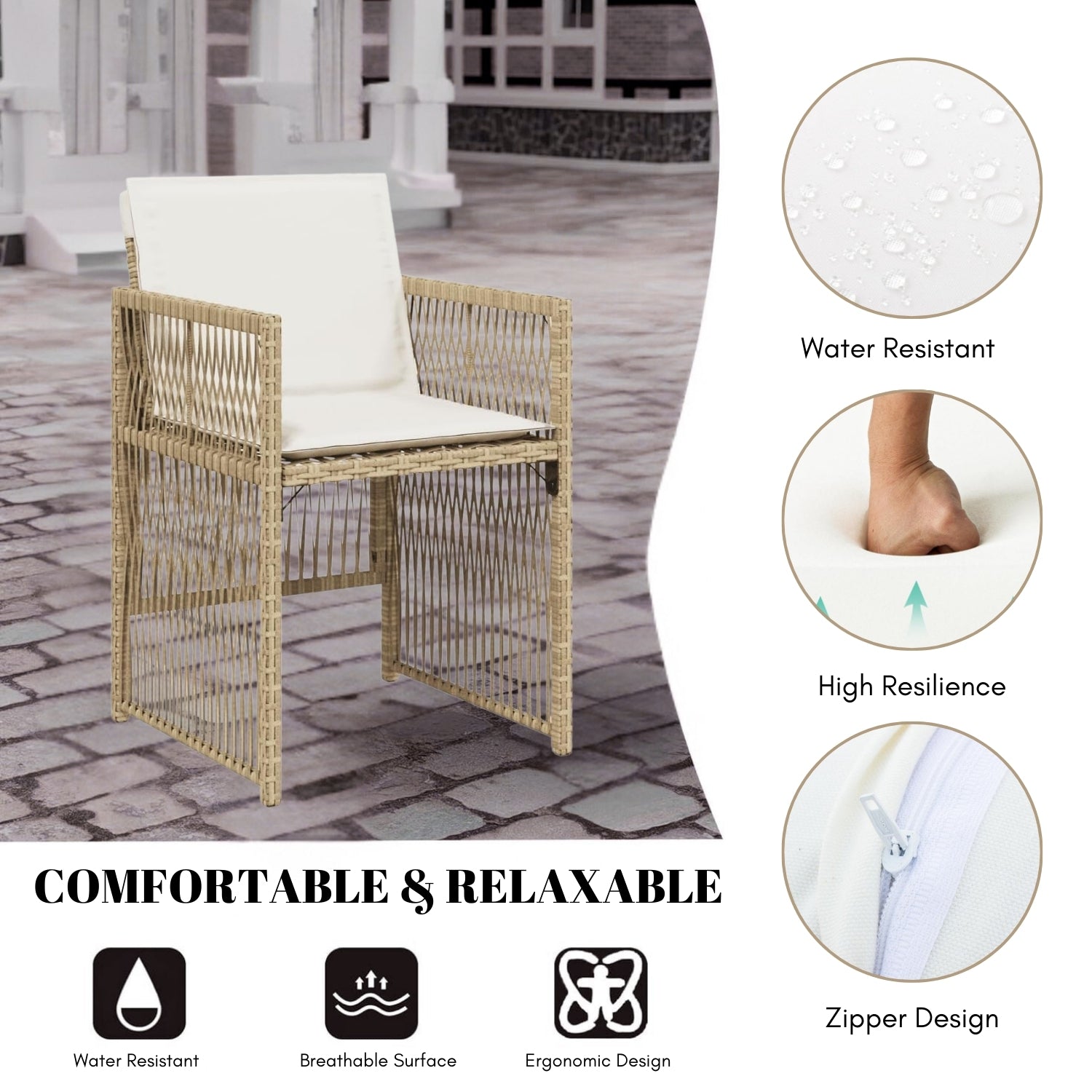 10 Seater Outdoor Rattan Wicker Dinning Set