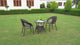 3-Piece Outdoor Rattan Wicker Patio Bistro Set