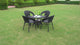 5-Piece Outdoor Rattan Wicker Patio Bistro Set