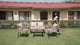 Outdoor Rope 4-Seater Sofa Set with Glass Top Table (Beige & Cream)