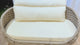 4 Piece Outdoor Rope Sofa Set (Beige & Cream)