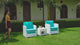 Outdoor 5 Piece Patio Wicker All Weather Sectional Furniture Set