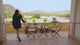 3-Piece Outdoor Wicker Folding Patio Set (Beige)