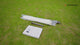 9 Ft Outdoor Offset Cantilever Patio Umbrella with Marble Base