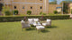 Outdoor 5pcs All-Weather Rope Sofa Set with Cushions (Beige & White)