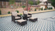 Outdoor 5 Piece Patio Wicker Furniture Set