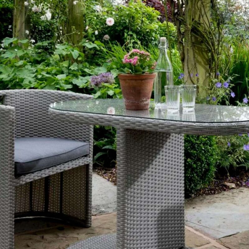 DEVOKO 3 Piece patio Furniture Set For Outdoor (Grey) - Image 3