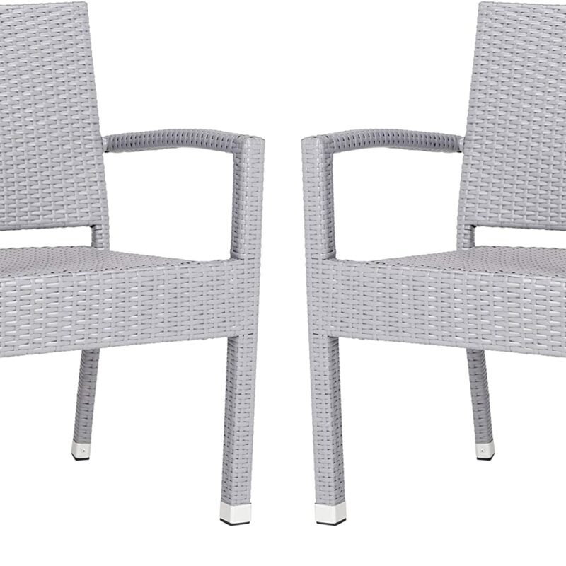 Grey Rattan Patio Furniture Set (2 pieces) - Image 3
