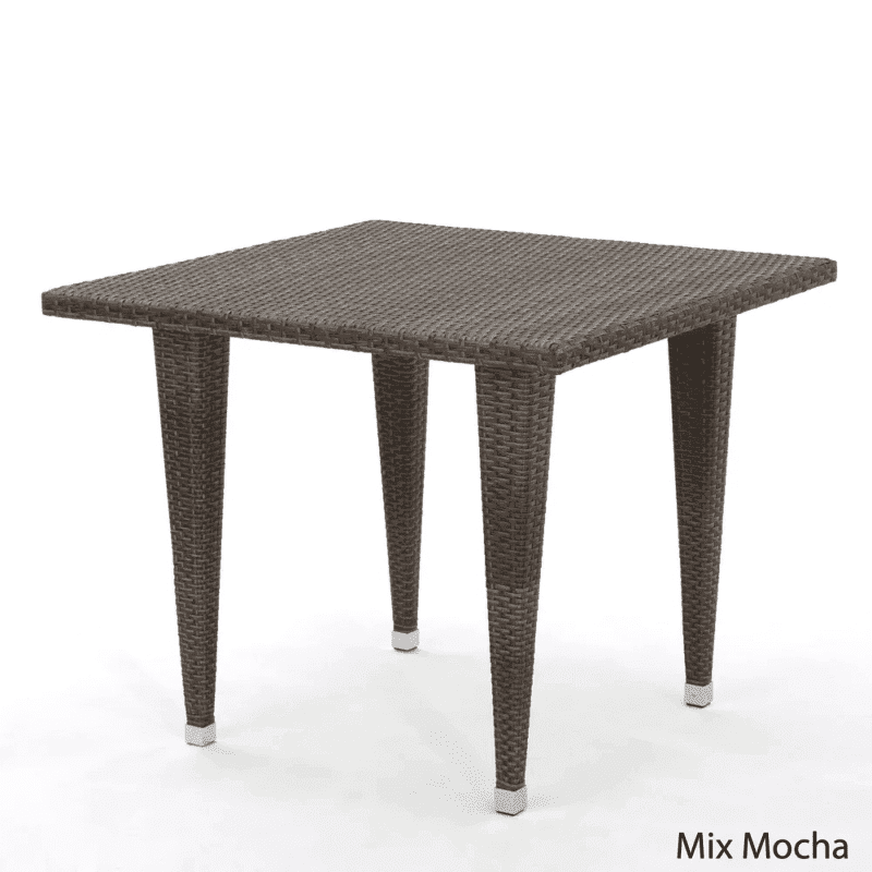 Patio Counter Height Table (Dark Brown) - Image 3