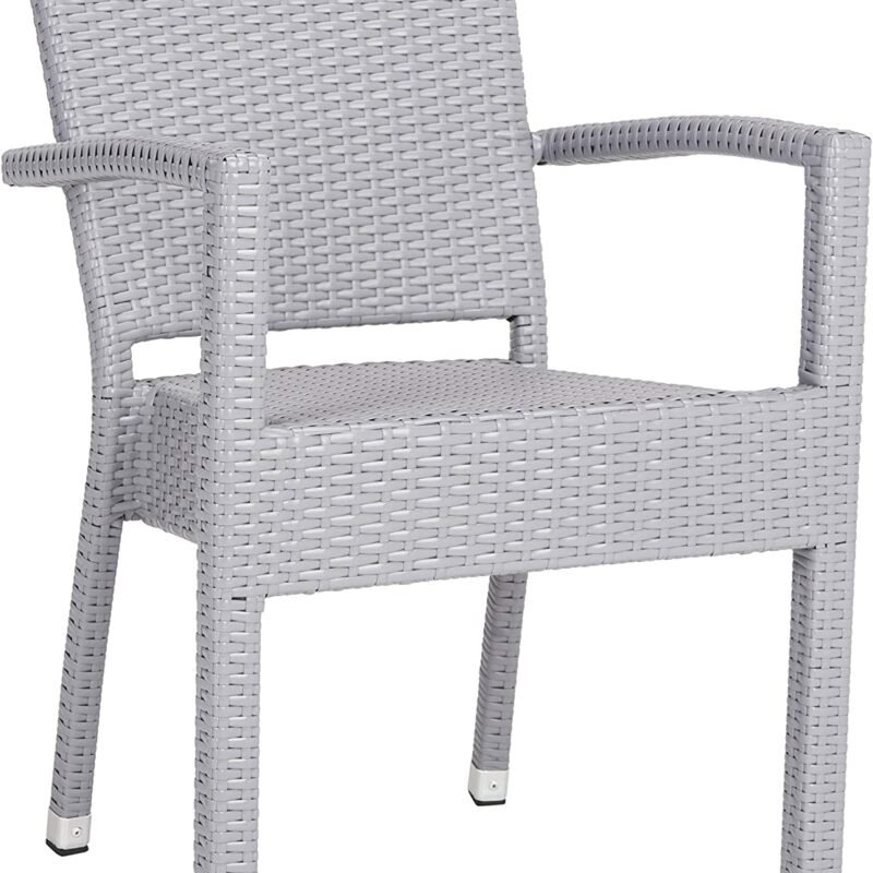 Grey Rattan Patio Furniture Set (2 pieces) - Image 4