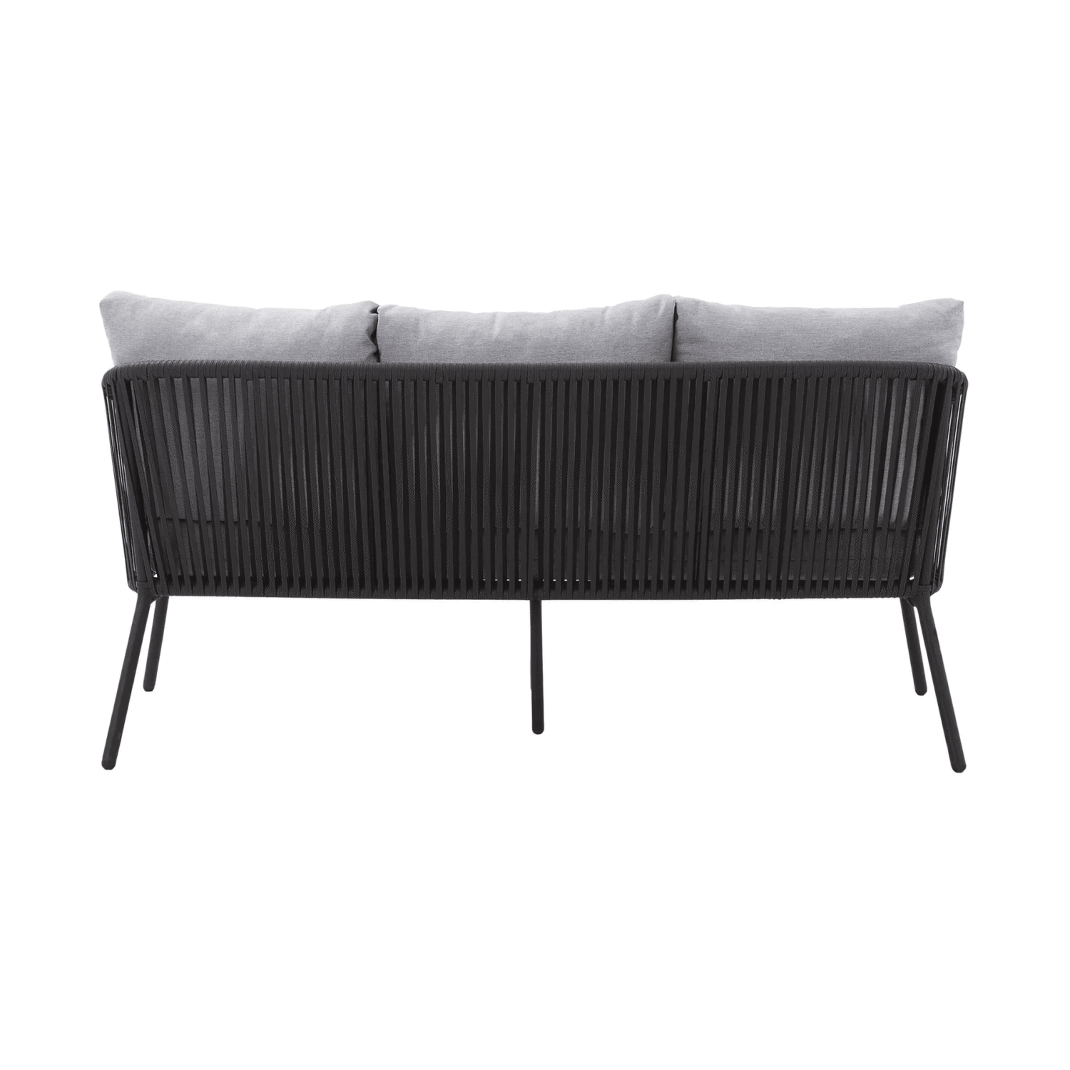 DEVOKO Outdoor Patio Sofa Set (Grey & Light Grey) - Image 4