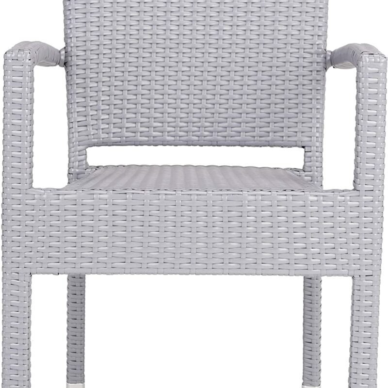 Grey Rattan Patio Furniture Set (2 pieces) - Image 5