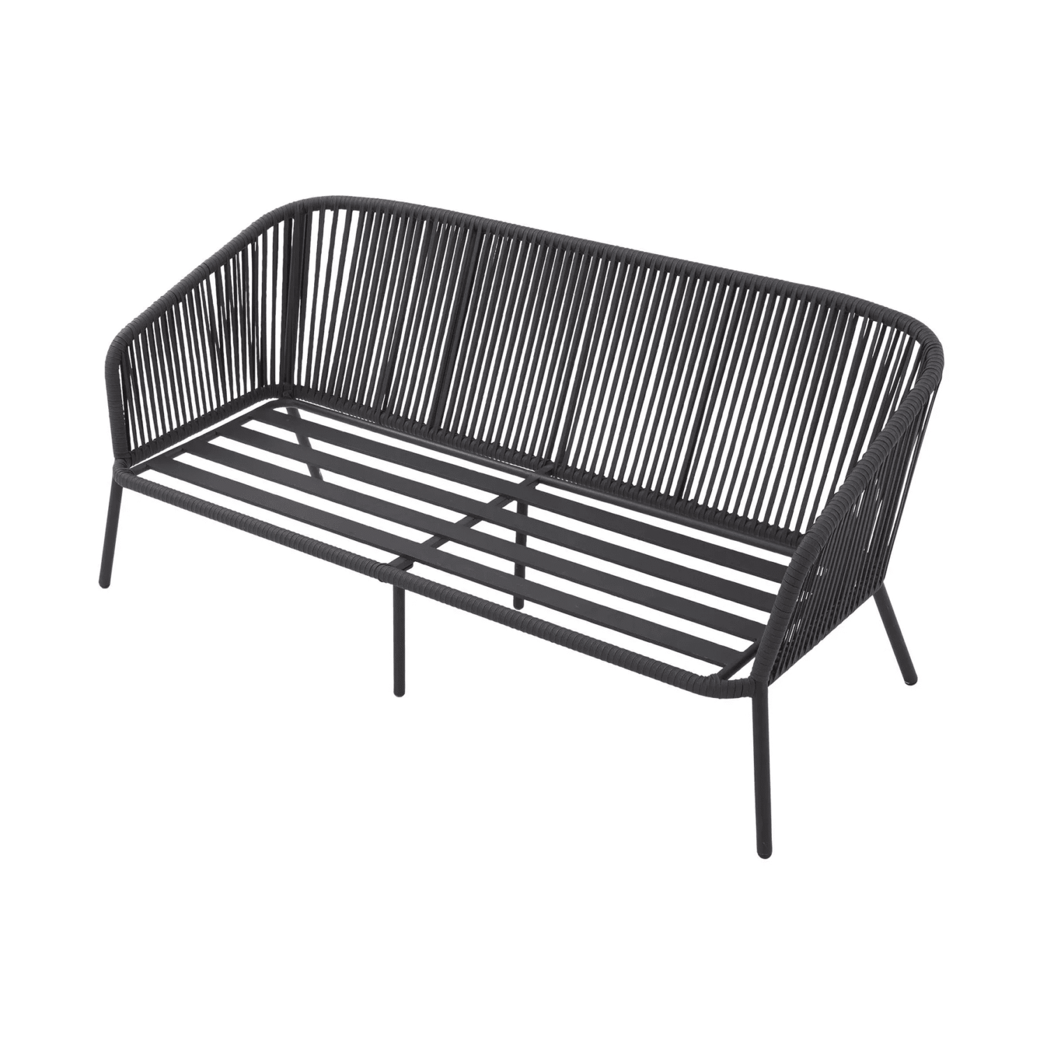 DEVOKO Outdoor Patio Sofa Set (Grey & Light Grey) - Image 6