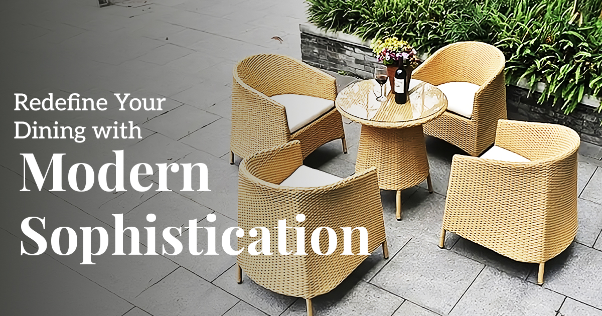 Transform Your Outdoor Space with Modern Patio Furniture  