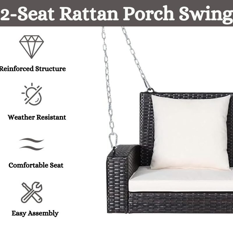 outdoor wicker furniture for two person