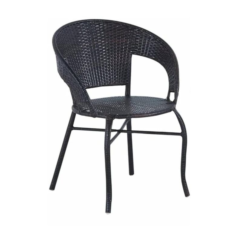 Devoko Wicker Patio Conversation Set - Rattan Chair/Table - Poolside/Balcony - Image 3