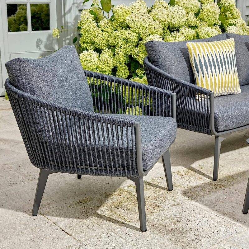 Rope Sofa Set & Table (4 Pieces) - Image 3