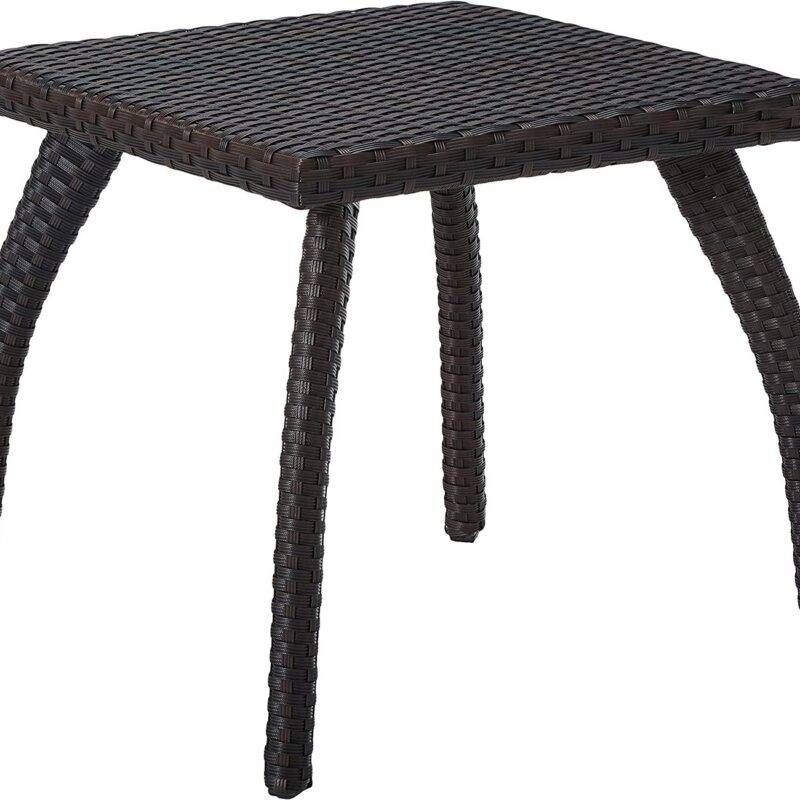 Devoko 5-Piece Patio Furniture Set in Dark Brown & Cream - Image 5